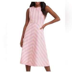 Draper James Love Circle Seersucker Midi Dress